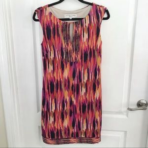 ✴️ Trina Turk Purple&Orange SlipOn Dress Sz4 NWOT